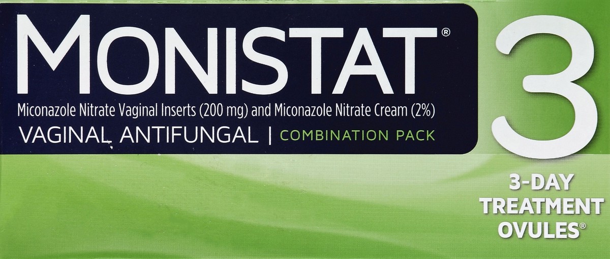 slide 2 of 4, Monistat Vaginal Antifungal 3-Day Treatment Ovule Complete Therapy Combination Pack, 3 ct