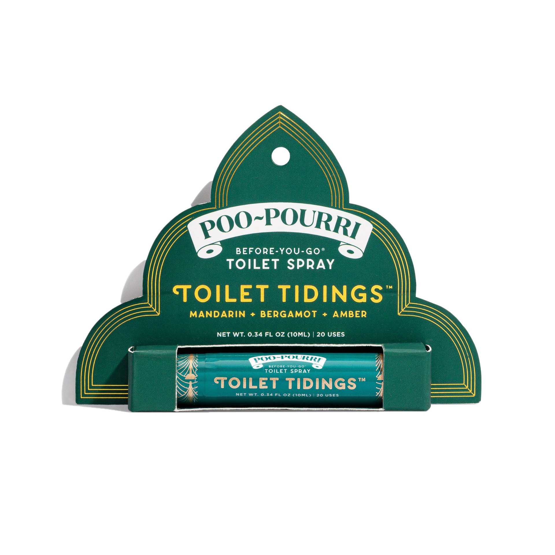 slide 1 of 3, Poo-Pourri Toilet Tidings Before You Go Toilet Spray, 10 ml