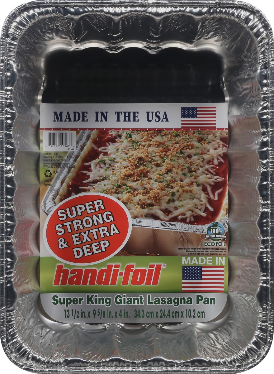 slide 6 of 9, Handi-foil Super King Giant Lasagna Pan, 1 ct