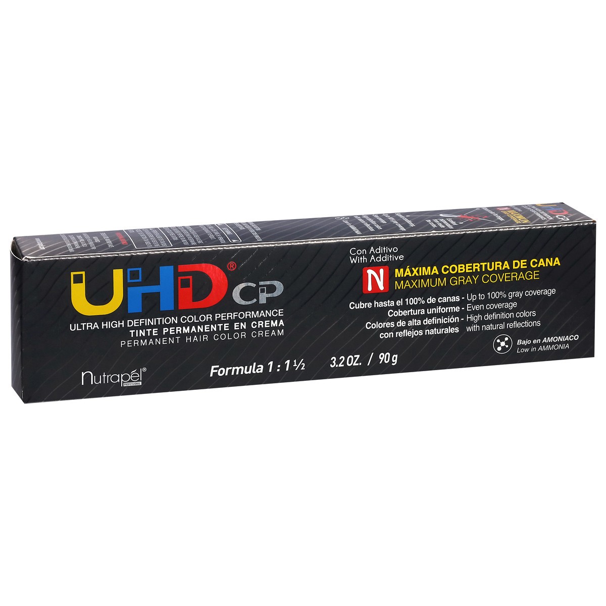 slide 3 of 4, Nutrapel Professional 1 N Black Permanent Hair Color Cream 3.2 oz, 1 oz