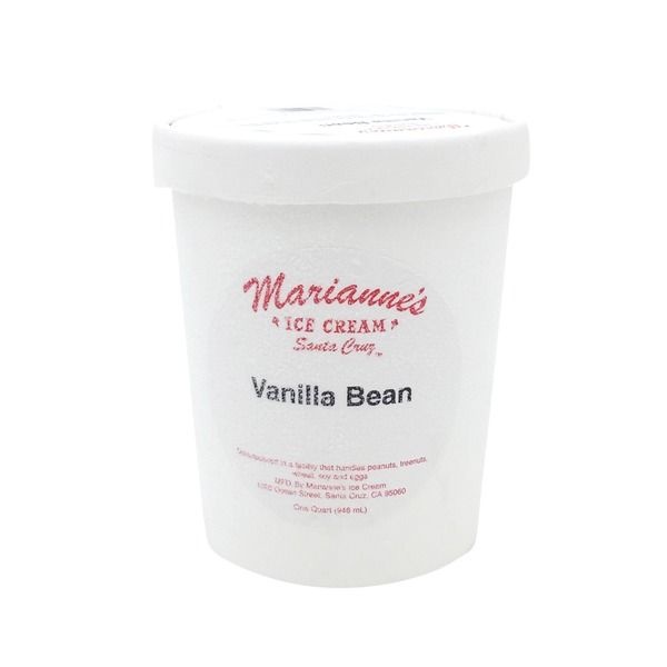 slide 1 of 1, Marianne's Vanilla Bean Ice Cream, 1 qt