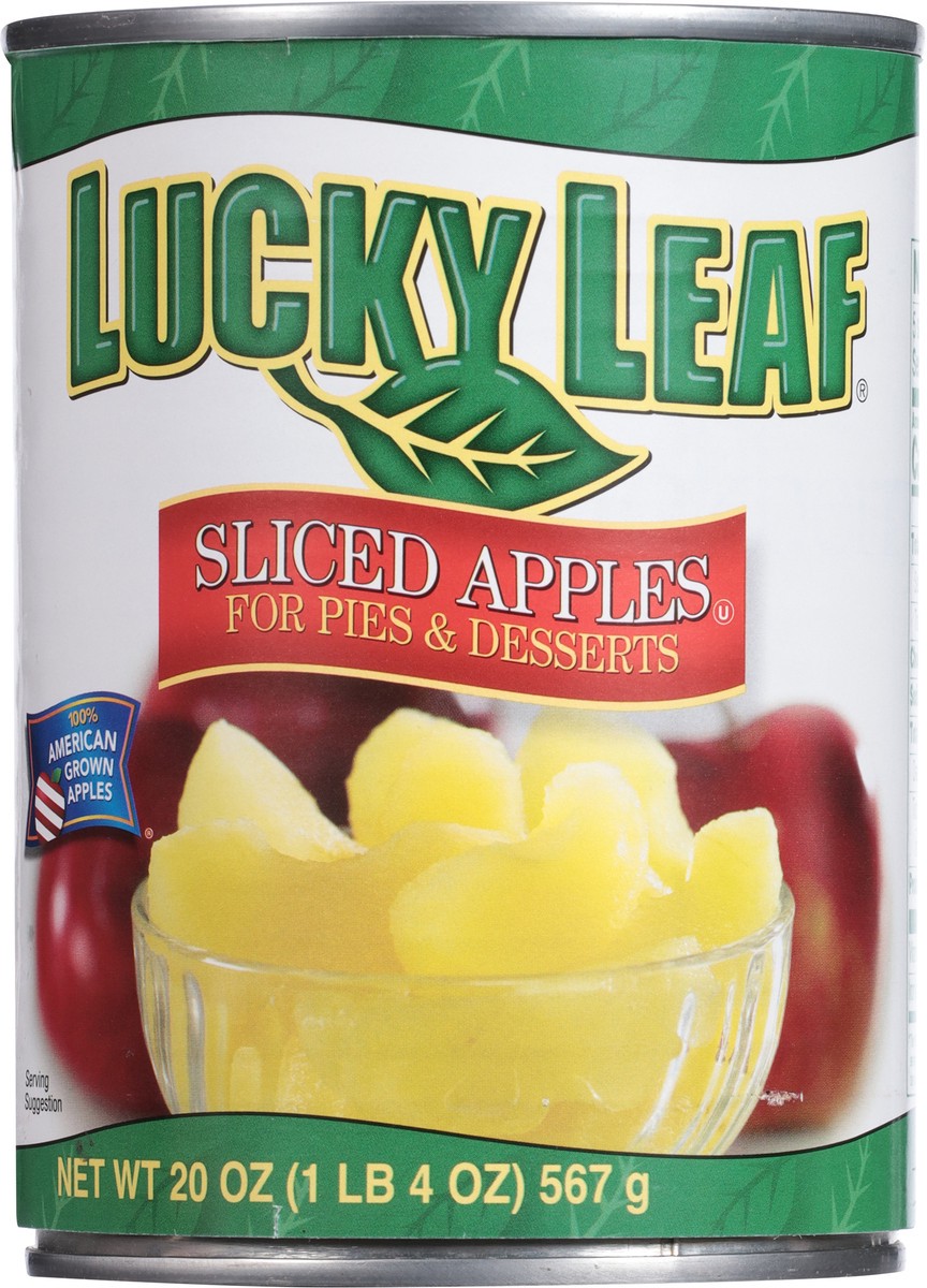 slide 12 of 12, Lucky Leaf Sliced Apples 20 oz, 20 oz