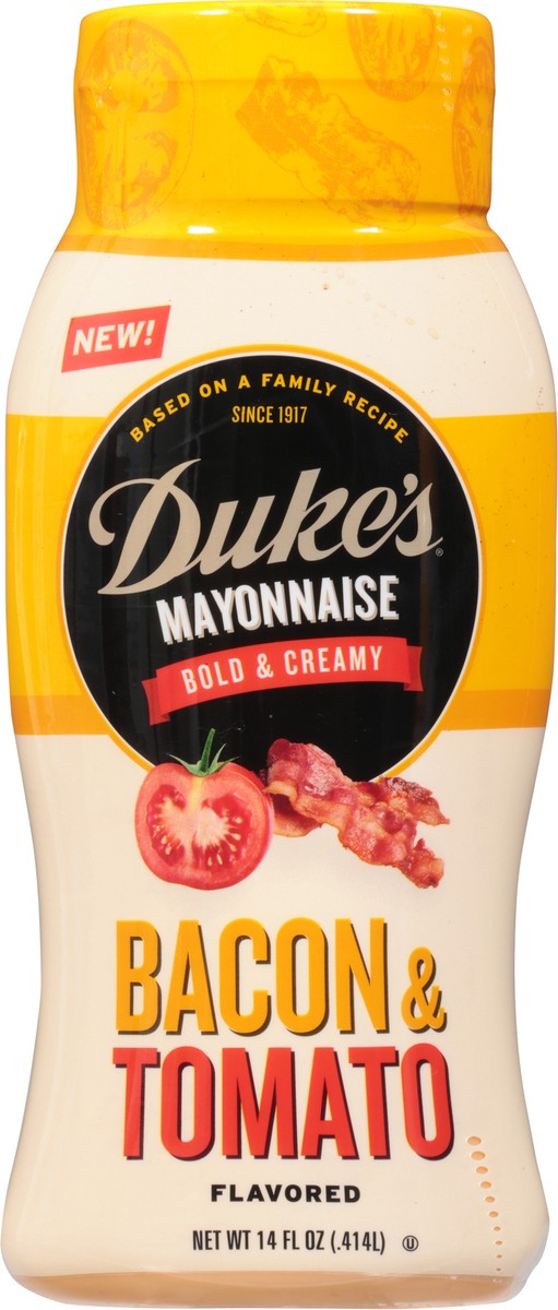 slide 6 of 9, Duke's Bold & Creamy Bacon & Tomato Flavored Mayonnaise 14 fl oz, 14 fl oz