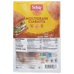 Schär Gluten-Free Multigrain Ciabatta 7 oz
