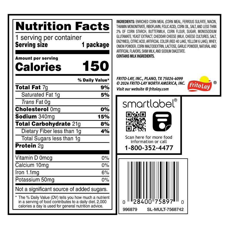slide 2 of 8, Funyuns Minis Onion Flavored Rings Flamin' Hot Flavored 1 1/8 Oz, 1.125 oz