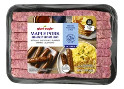 Giant Eagle Sausage Links, Maple