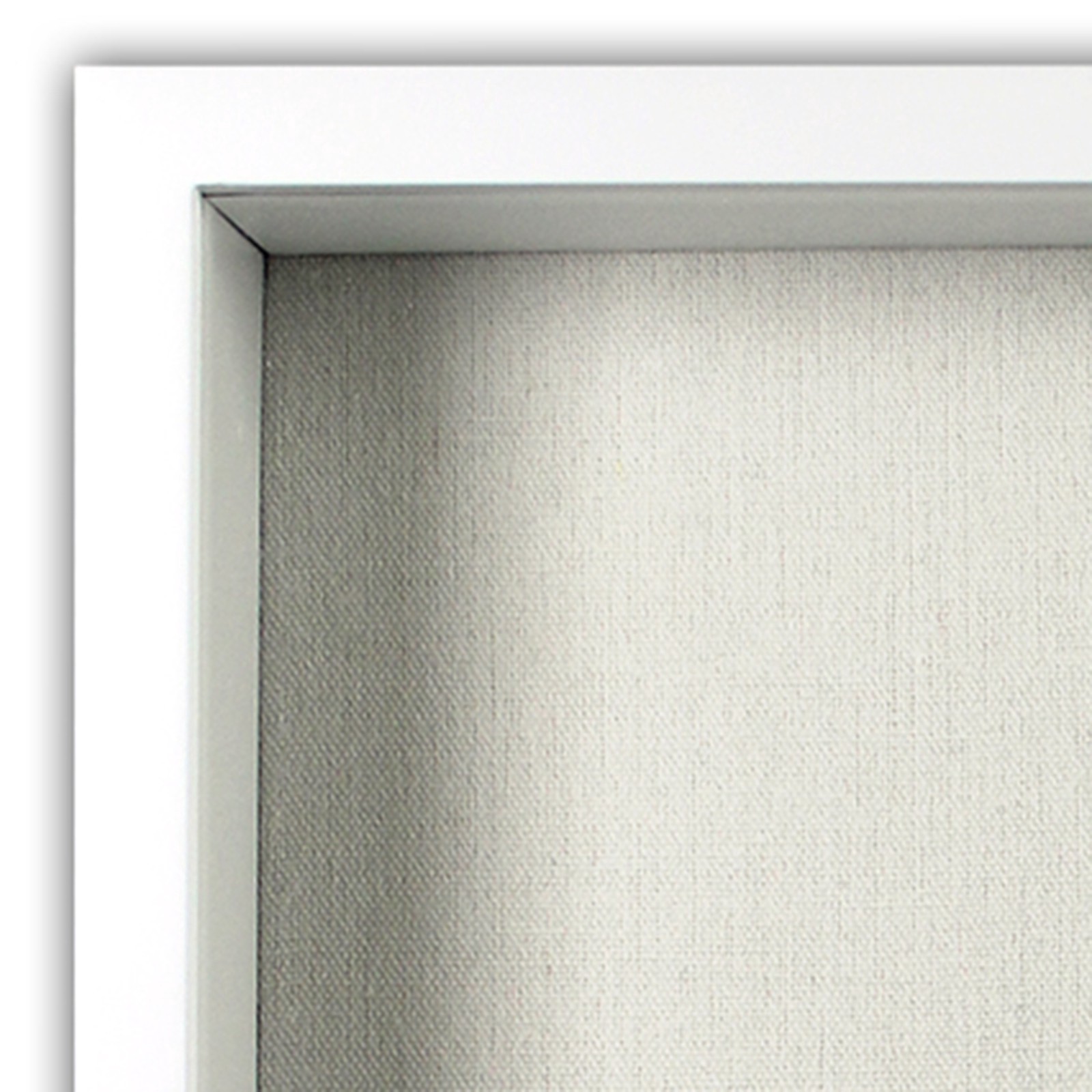 slide 2 of 4, White Flat Shadow Box By Studio Decor, 14 in x 18 in