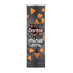Doritos Minis Tortilla Chips Sweet & Tangy BBQ 5 1/8 Oz