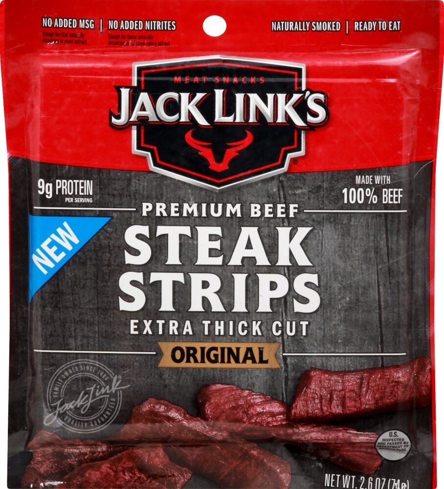 Jack Link's Original Premium Beef Steak Strips 2.6 oz Shipt