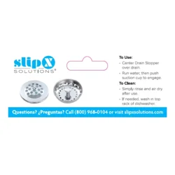 SlipX Seal Tight Drain Stopper