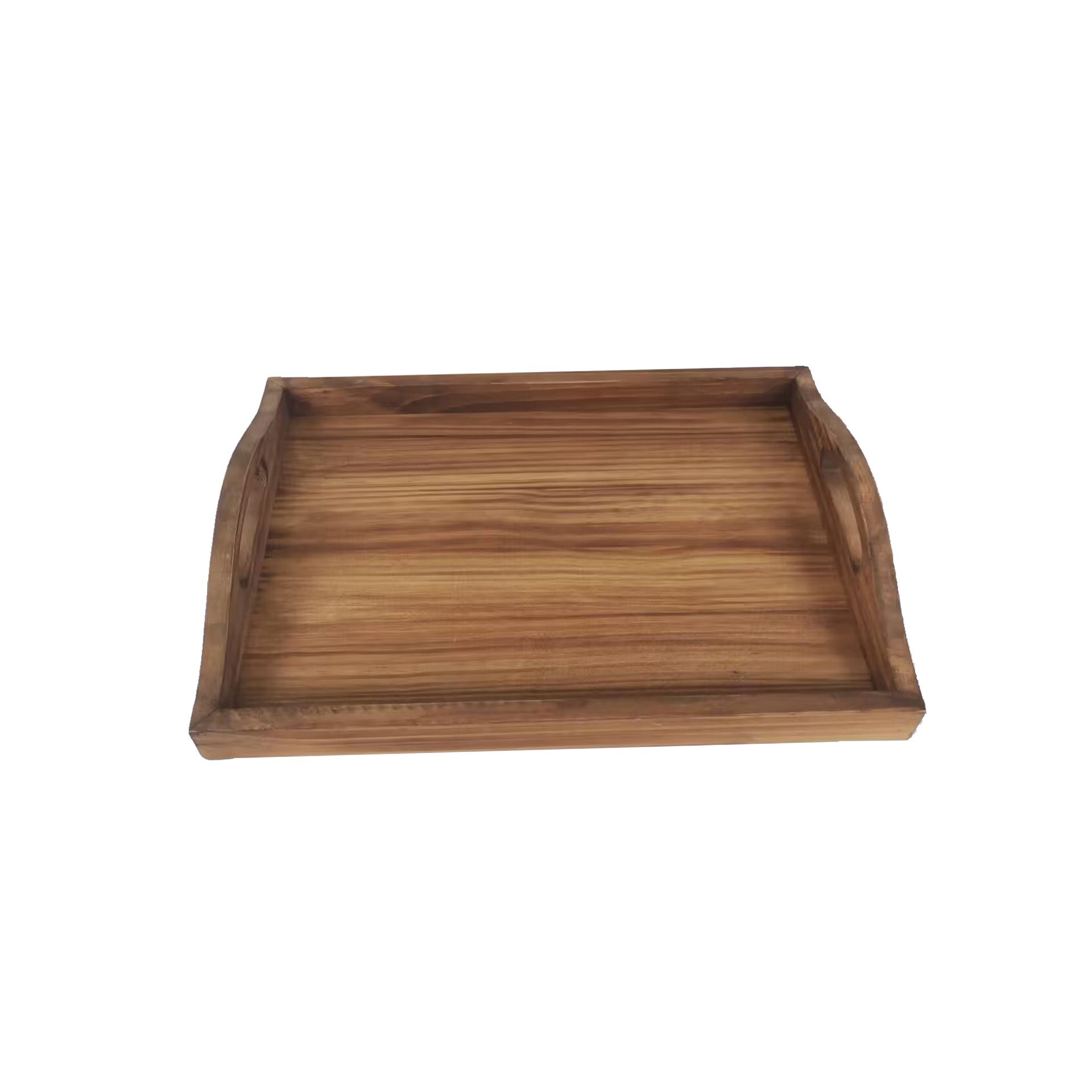 slide 2 of 3, 15.7" Wood Decorative Tray By Ashland, 15.7 in x 10.5 in