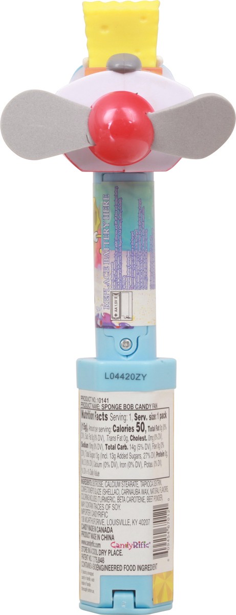 slide 7 of 13, Spongebob Squarepants 3+ Candy Fan 0.53 oz Not Packed, 0.53 oz