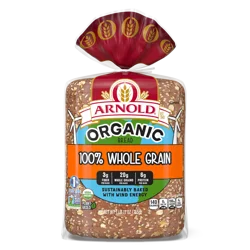 Arnold Organic 100% Whole Grain Bread, 27 oz