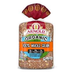 Arnold Organic 100% Whole Grain Bread, 27 oz