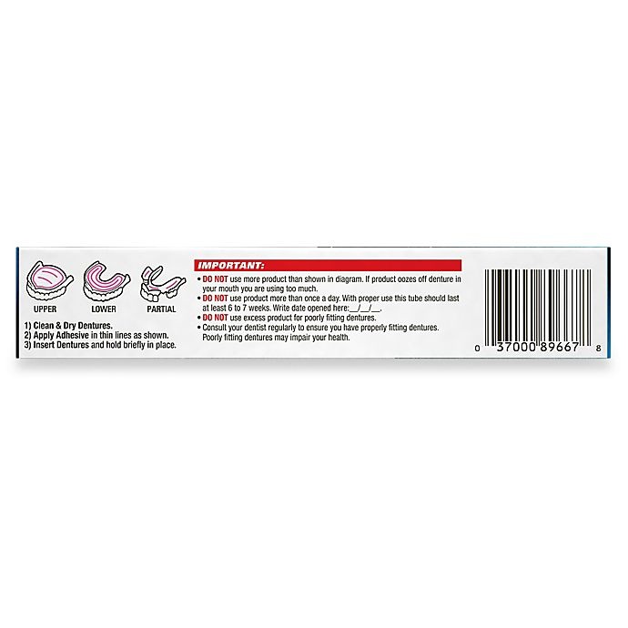 slide 3 of 3, Fixodent Plus Denture Adhesive Cream, 2 oz