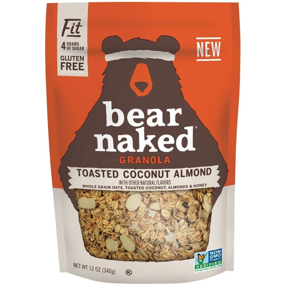 slide 1 of 3, Bear Naked Toasted Coconut Almond Granola, 12 oz