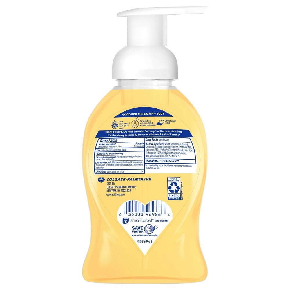 slide 3 of 3, Softsoap Foaming Hand Soap Pump Antibacterial - Kitchen Fresh Hands, 8.75 fl oz