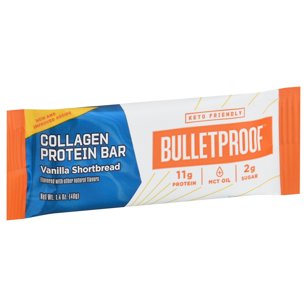 slide 2 of 9, Bulletproof Vanilla Shortbread Collagen Protein Bar 1.4 oz, 1.4 oz