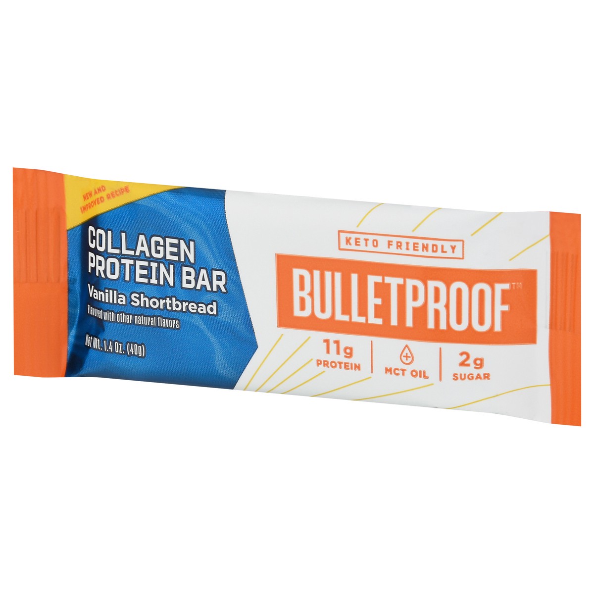 slide 6 of 9, Bulletproof Vanilla Shortbread Collagen Protein Bar 1.4 oz, 1.4 oz