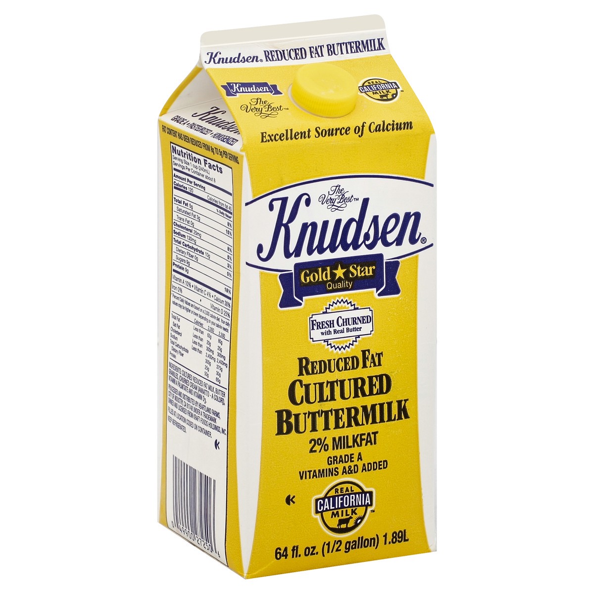 slide 2 of 2, Knudsen Buttermilk 64 oz, 64 oz
