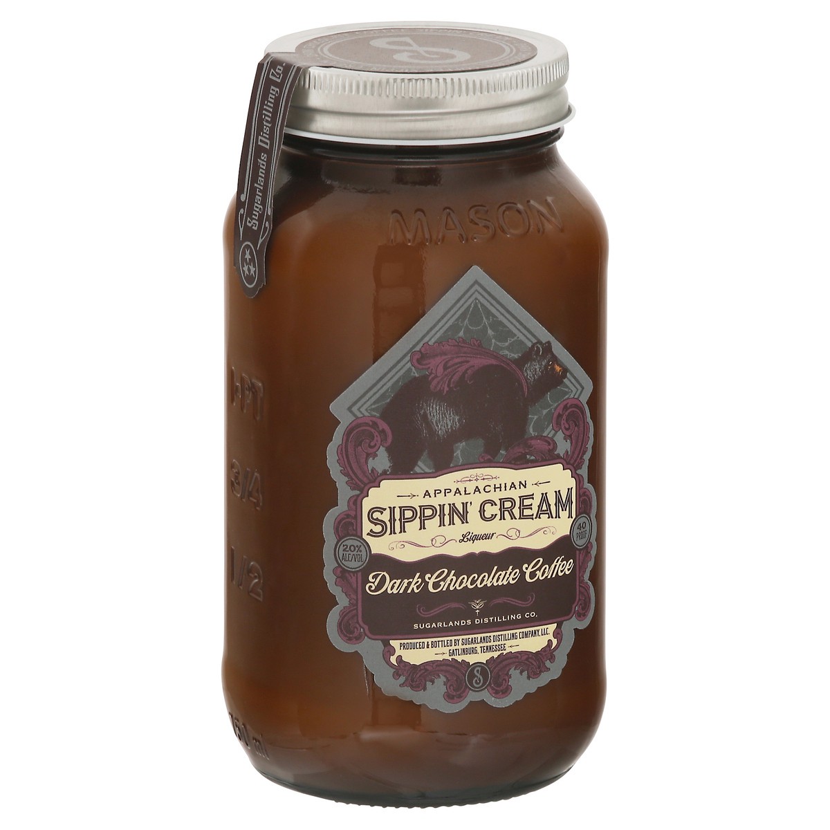 slide 4 of 9, Sugarlands Distilling Company Sugarlands Sippin' Cream Dark Chocolate Coffee, 750 ml