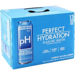 Perfect Hydration Alkaline Water 12 - 16.9 fl oz Cans
