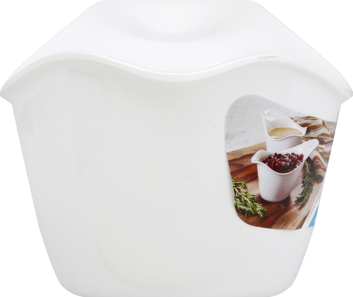 slide 4 of 4, Hutzler Saucy Server Gravy Boat - White, 1 ct