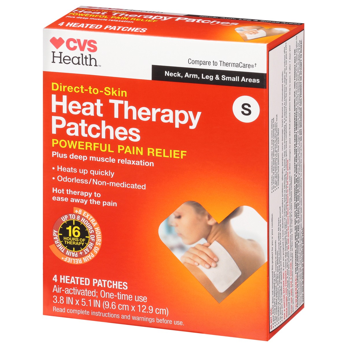 slide 14 of 15, CVS Health Heat Therapy Patches, Small, 4Ct, 1 ct