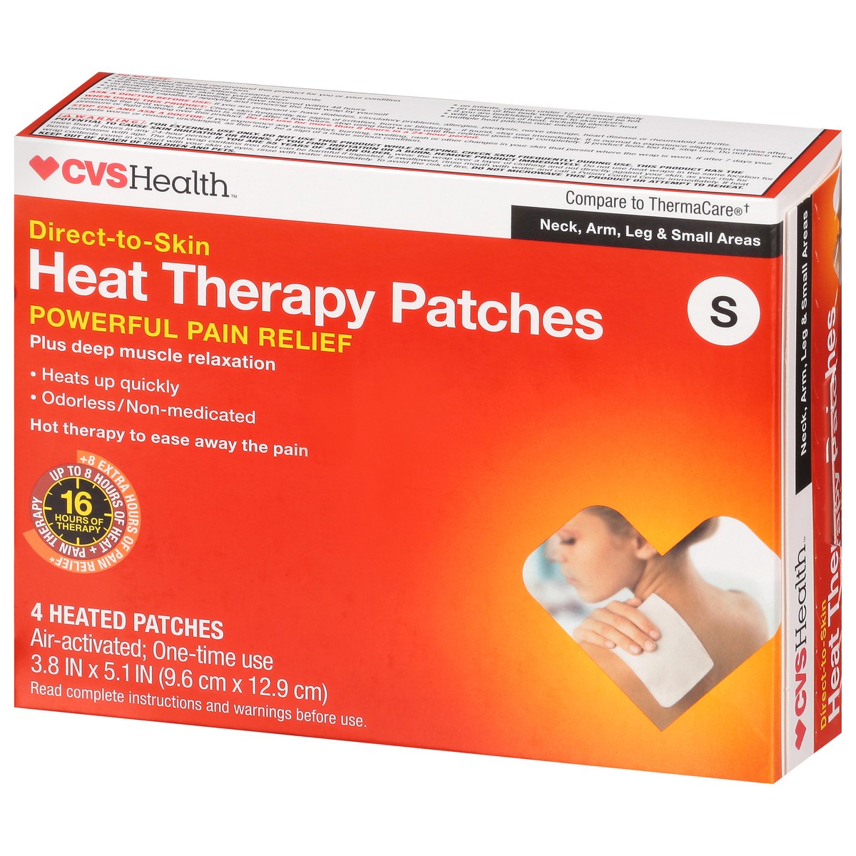 slide 5 of 15, CVS Health Heat Therapy Patches, Small, 4Ct, 1 ct