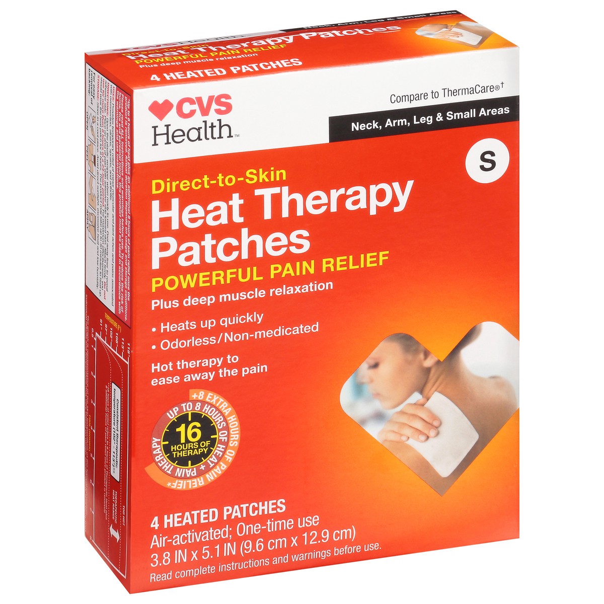 slide 11 of 15, CVS Health Heat Therapy Patches, Small, 4Ct, 1 ct