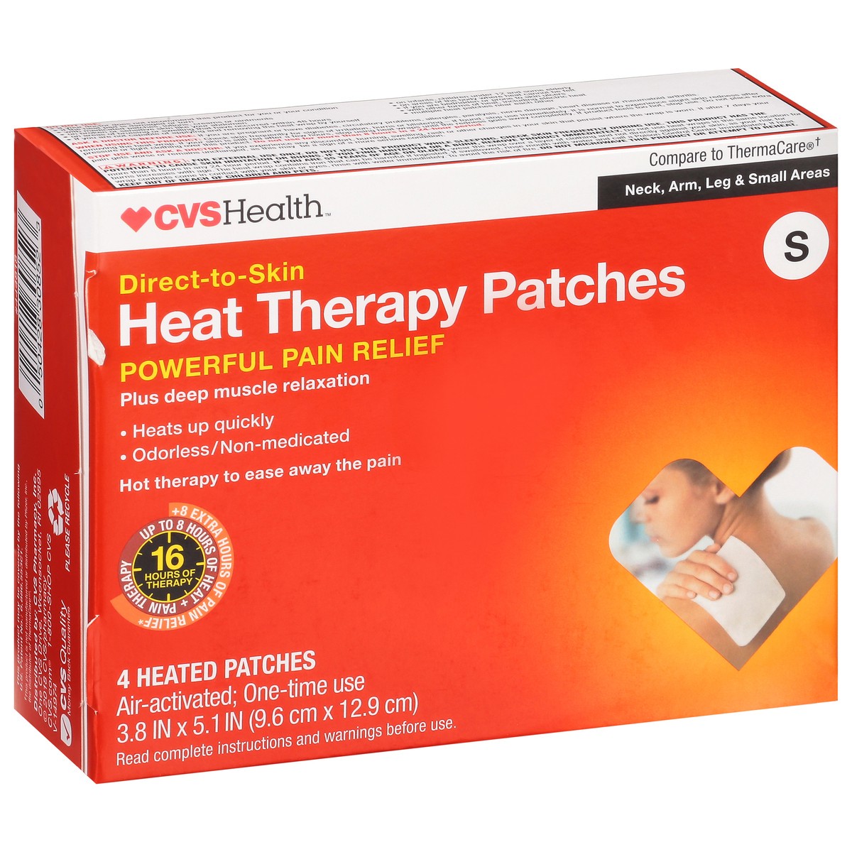 slide 6 of 15, CVS Health Heat Therapy Patches, Small, 4Ct, 1 ct