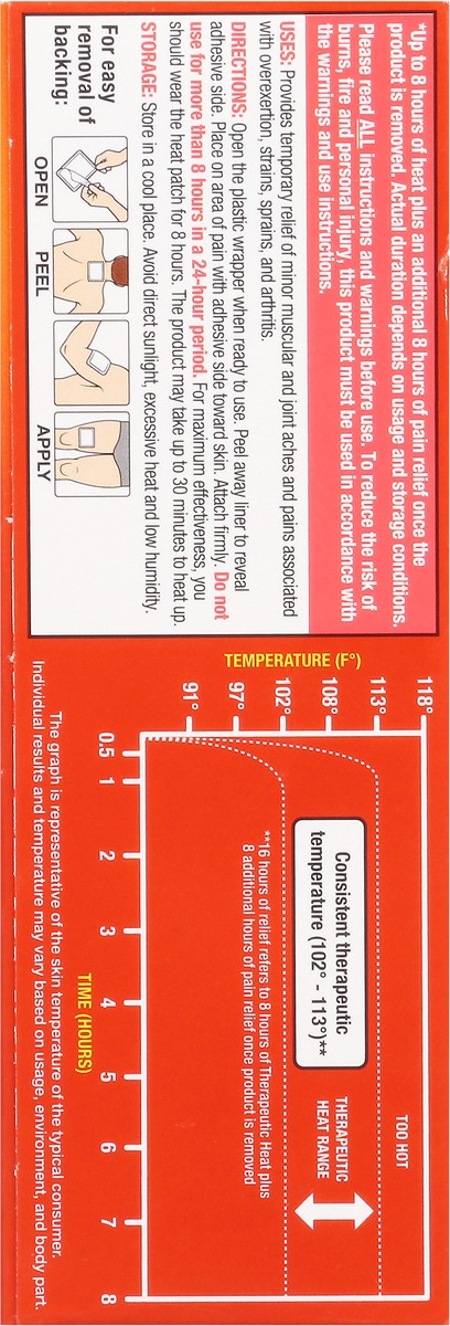 slide 7 of 15, CVS Health Heat Therapy Patches, Small, 4Ct, 1 ct