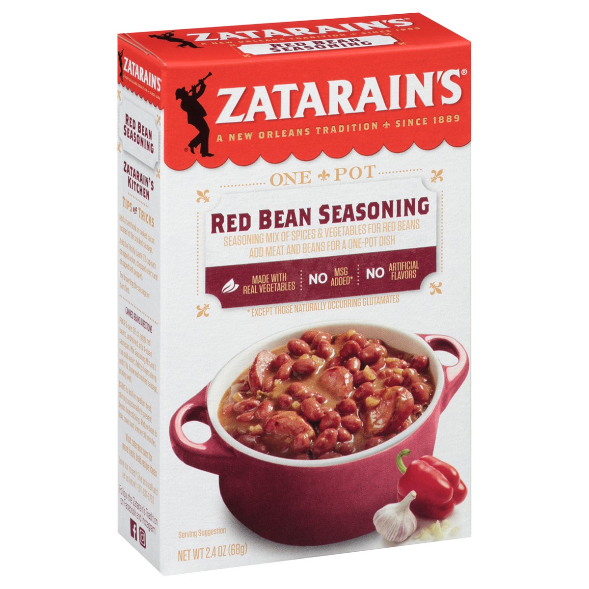 slide 8 of 9, Zatarain's Red Bean Seasoning, 2.4 oz