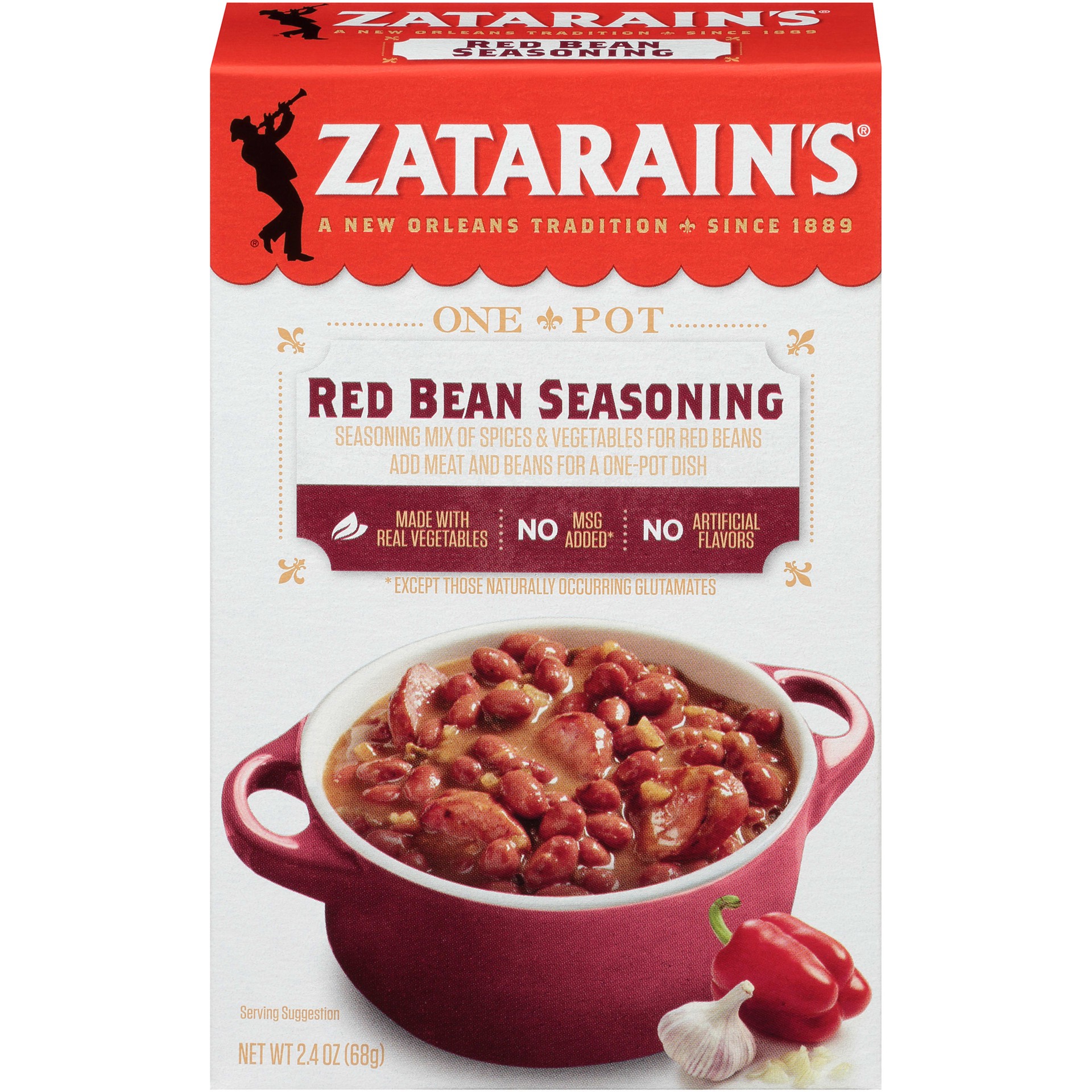 slide 1 of 9, Zatarain's Red Bean Seasoning, 2.4 oz