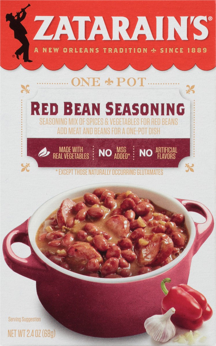 slide 3 of 9, Zatarain's Red Bean Seasoning, 2.4 oz