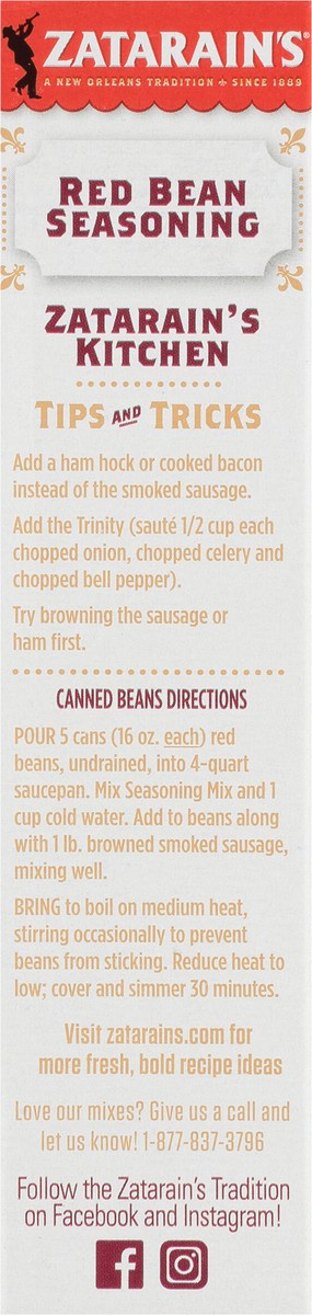 slide 6 of 9, Zatarain's Red Bean Seasoning, 2.4 oz