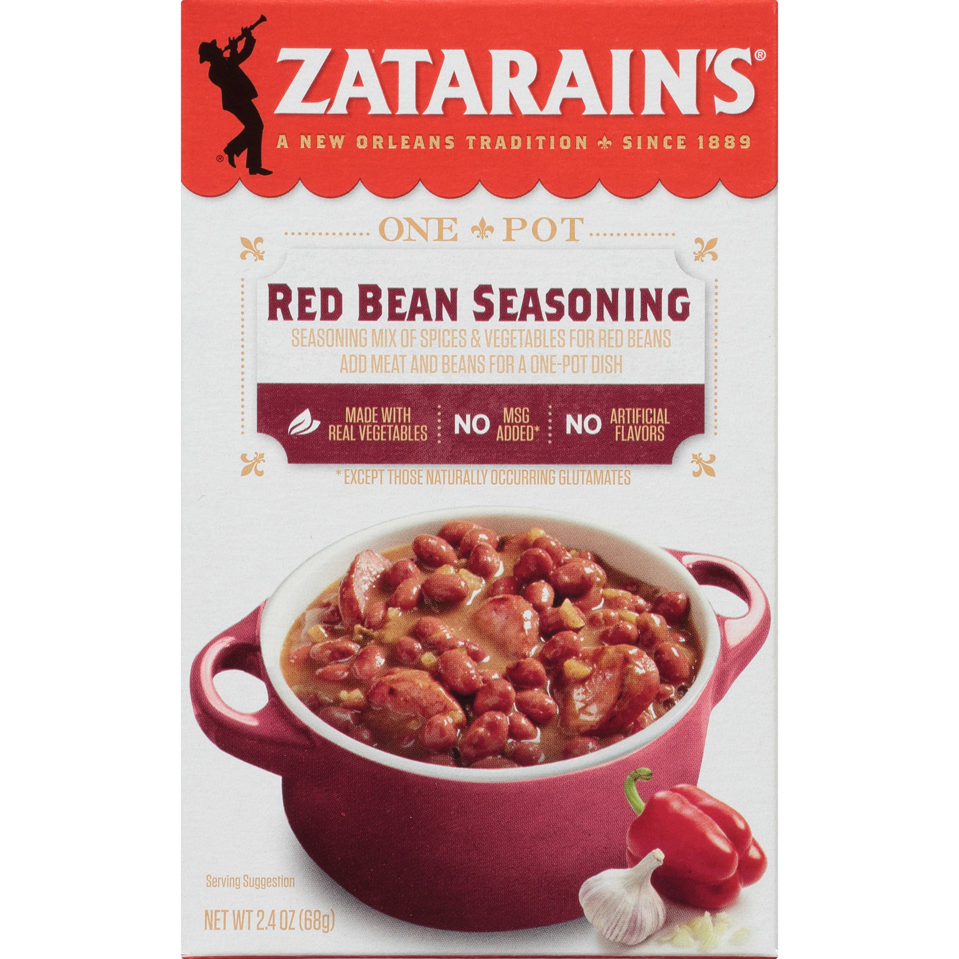 slide 1 of 9, Zatarain's Red Bean Seasoning, 2.4 oz