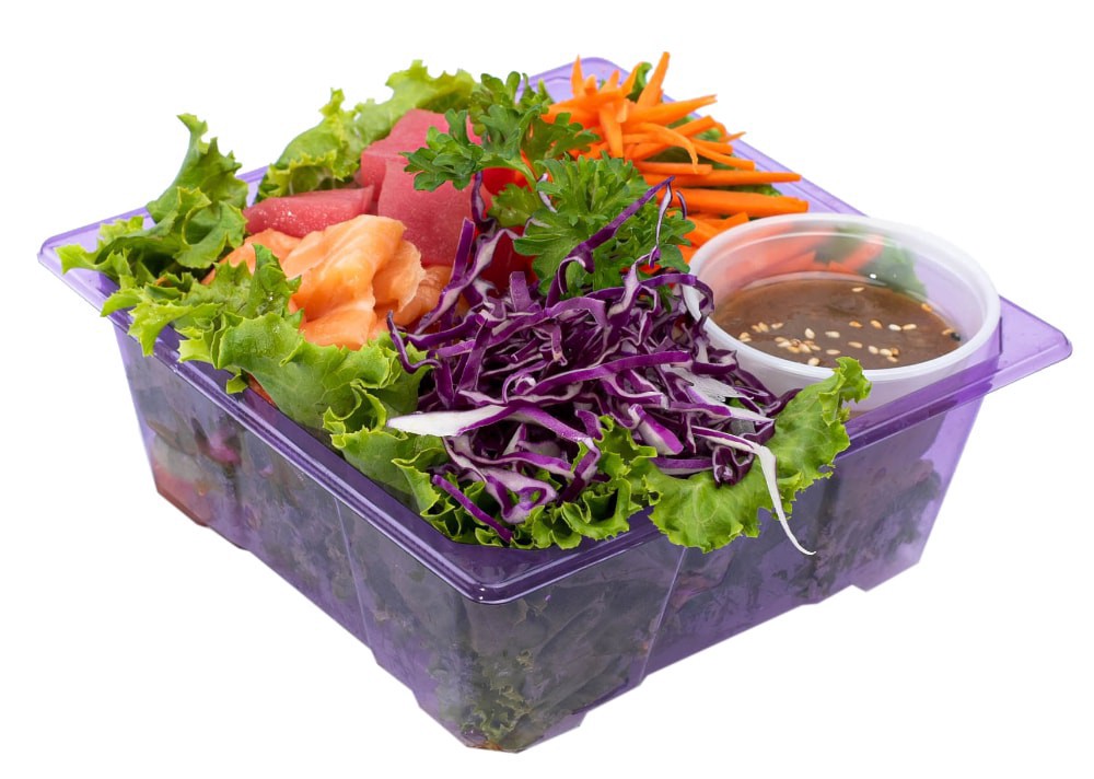 slide 1 of 1, Japanese Food Express Snowfox Poke Salad, 8 oz