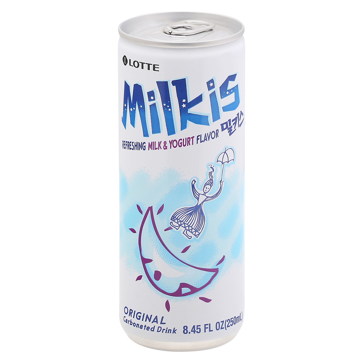 slide 2 of 14, Lotte Milkis Milk & Yogurt Flavor Carbonated Drink 8.45 fl oz, 8.45 fl oz