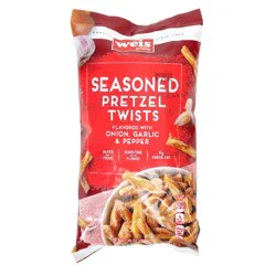Weis Quality Onion, Garlic, & Pepper Seasoned Pretzel Twists