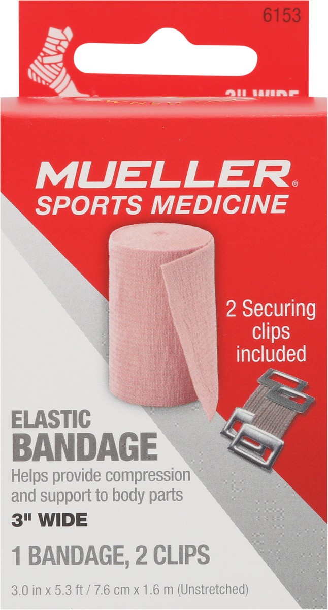 slide 1 of 11, Mueller 3 Inch Wide Elastic Bandage 1 ea, 1 ct
