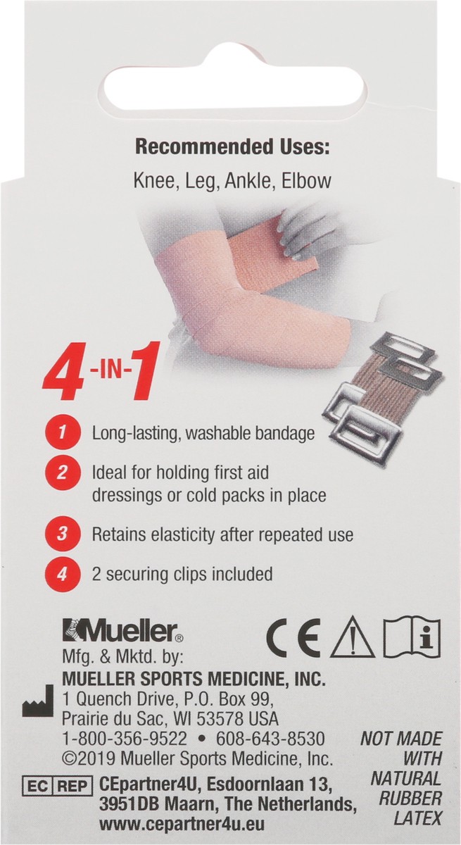 slide 11 of 11, Mueller 3 Inch Wide Elastic Bandage 1 ea, 1 ct