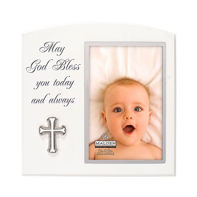 slide 1 of 1, Malden May God Bless Picture Frame, 1 ct