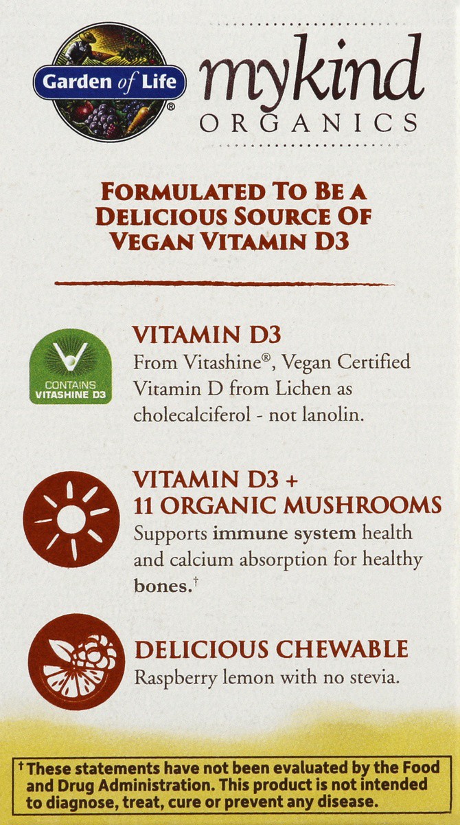 slide 3 of 6, Garden of Life Vitamin D3 30 ea, 30 ct
