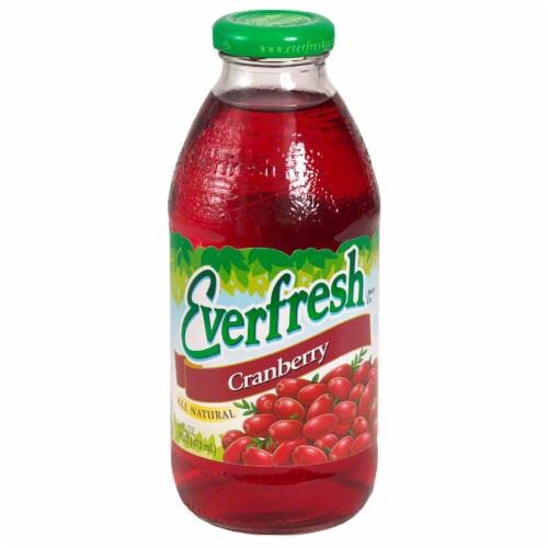 slide 1 of 4, Everfresh Cranberry Juice - All Natural, 16 fl oz