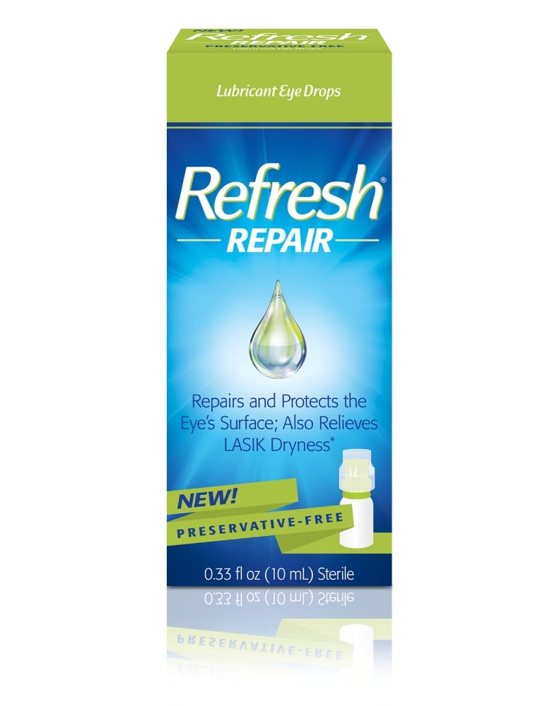 slide 1 of 1, Refresh Repair Preservative Free Lubricant Eye Drop, 10 ml