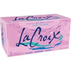 La Croix Berry Sparkling Water - 8 ct; 12 fl oz