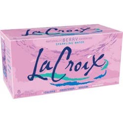 La Croix Berry Sparkling Water - 8 ct; 12 fl oz