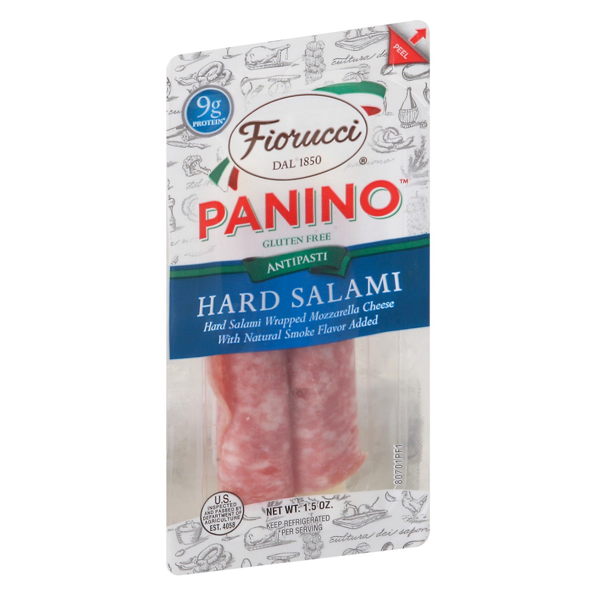 slide 2 of 9, Fiorucci® Panino™ hard salami, 1.5 oz