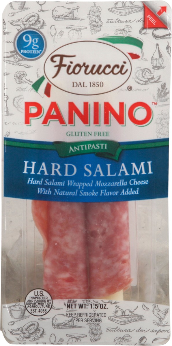 slide 6 of 9, Fiorucci® Panino™ hard salami, 1.5 oz